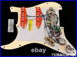 Fender American Ultra Stratocaster HSS LOADED PICKGUARD, Strat S1 USA Aged White