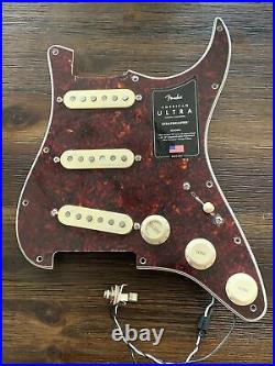 Fender American Ultra Stratocaster LOADED PICKGUARD Strat S1 Noiseless USA Back