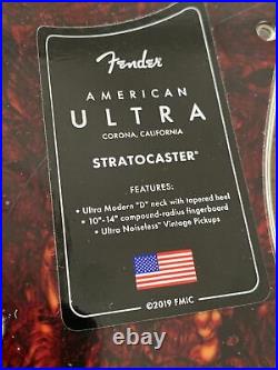 Fender American Ultra Stratocaster LOADED PICKGUARD Strat S1 Noiseless USA Back