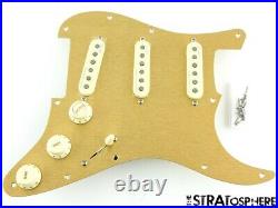 Fender American Ultra Stratocaster LOADED PICKGUARD Strat S1 Noiseless USA GOLD