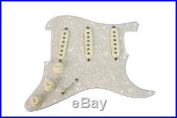 Fender Clapton Vintage Noiseless Loaded Strat Pickguard White Pearl / Aged White