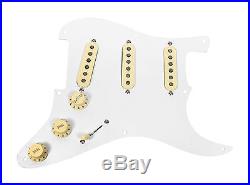Fender Classic Series 50's Strat Loaded 8 Hole Pickguard White/Aged White