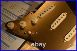 Fender Custom GOLD Stratocaster Loaded Pickguard with Stunning Fender 62 Pickups Fender Custom GOLD Stratocaster Loaded Pickguard with Stunning Fender 62 Pickups