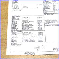 Fender Custom Shop 69 Relic Stratocaster LOADED PICKGUARD HW BONE TONE Pickups