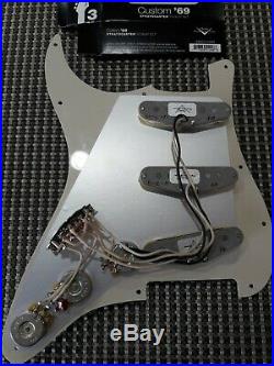 Fender Custom Shop AY'69 Stratocaster Strat Pickups Loaded Pickguard Assembly