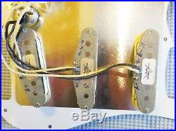 Fender Custom Shop Abby 69 Pickups Loaded Strat Pickguard Aged Cream 11 Hole USA