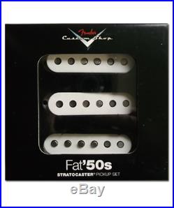 Fender Custom Shop Fat 50s Loaded Strat Pickguard Aged Cream on Gold Anodized
