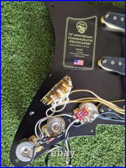 Fender Custom Shop Fat 60's loaded pickguard. Stratocaster. 75th Anniversary