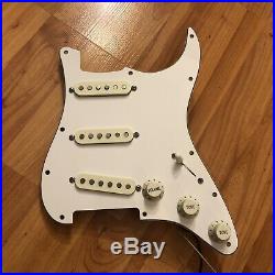 Fender Custom Shop Texas Special Prewired Strat Pickguard Loaded PIO White CTS