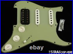 Fender Custom Shop W25 Custom Deluxe HB S-1, Strat HSS, LOADED PICKGUARD GR