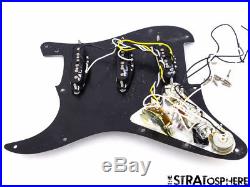 Fender Deluxe Series Stratocaster LOADED PICKGUARD Strat Noiseless Pickups Black