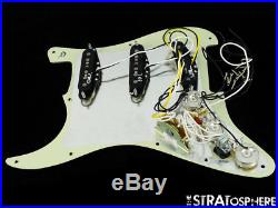 Fender Deluxe Strat LOADED PICKGUARD Stratocaster Noiseless Pickups Mint Green