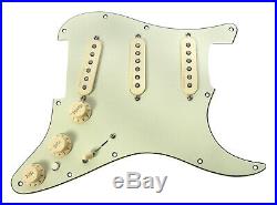 Fender Deluxe Strat Loaded Pickguard Vintage Noiseless Mint Green/Aged White