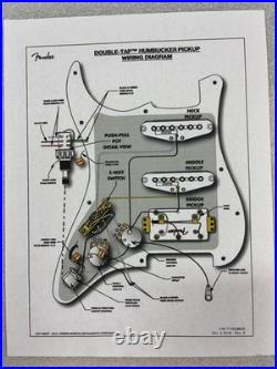 Fender Double-Tap Humbucker Player II Modified Loaded Stratocaster Pickguard