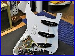 Fender Eric Clapton Strat LOADED PICKGUARD Noiseless Pickups TBX & Mid Boost USA