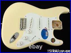 Fender Jimmie Vaughan Strat LOADED BODY, Tex Mex Guitar Olympic White