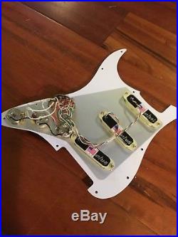Fender Lace Sensor Gold Strat Stratocaster Pickup Loaded Tortoiseshell Pickguard