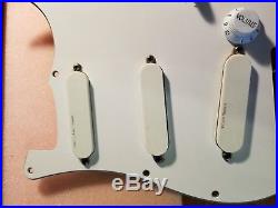 Fender Lace Sensors Strat Plus Deluxe loaded pickguard, 1991 Blue/Silver/Red