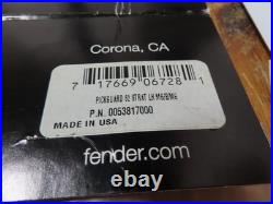 Fender Lefty Strat Loaded Pickguard CS Texas Special PU's Mint Green +Back Plate