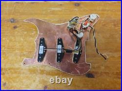 Fender Lefty Strat Loaded Pickguard CS Texas Special PU's Mint Green +Back Plate