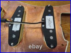 Fender Lefty Strat Loaded Pickguard CS Texas Special PU's Mint Green +Back Plate