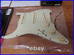Fender Lefty Strat Loaded Pickguard CS Texas Special PU's Mint Green +Back Plate