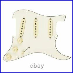 Fender Loaded Pre-Wired Strat Pickguard Custom Shop Texas Special SSS Parchm