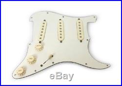 Fender Loaded Strat Pickguard CS Texas Special Aged Cream on Parchment 7 Way USA