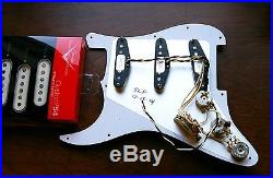 Fender Loaded Strat Pickguard Custom Shop'54 Parch on Aged Pearl 7 Way AnyColor