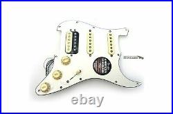 Fender Loaded Strat Pickguard Lonestar Texas Special Pearly Gates White Zebra