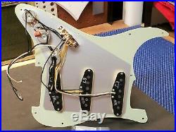 Fender Mint Green LOADED PICKGUARD with Eric Johnson Strat USA Pickups Guitar