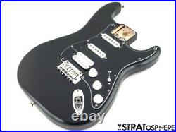 Fender Player HSS Stratocaster Strat LOADED BODY Black with Black Pickguard