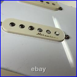 Fender Player Plus Noiseless Strat Stratocaster Pickups Loaded White Pickguard