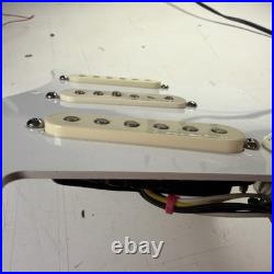 Fender Player Plus Noiseless Strat Stratocaster Pickups Loaded White Pickguard
