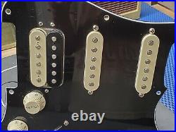 Fender Player Stratocaster LOADED PICKGUARD HSS for Humbucker Strat Black Relic