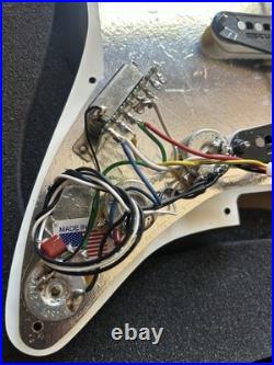 Fender Player Stratocaster Pups Loaded Pickguard- All Parts Pots/Switch/Guard