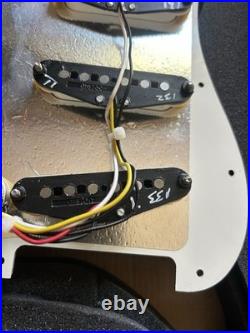 Fender Player Stratocaster Pups Loaded Pickguard- All Parts Pots/Switch/Guard