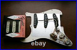 Fender Pure Vintage 59 Loaded Strat Pickguard White on Blue Pearl 7 Way USA