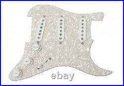 Fender Pure Vintage 59 Loaded Strat Pickguard White on White Pearl 7 Way USA