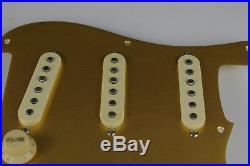 Fender Squier Classic Vibe 50's Strat LOADED PICKGUARD Gold Anodized ALNICO