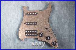 Fender Squier Loaded SSH Black Sparkle Pickguard withScrews Fat Strat Pickup Set