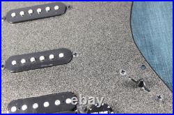 Fender Squier Loaded SSH Black Sparkle Pickguard withScrews Fat Strat Pickup Set