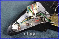 Fender Squier Loaded SSH Black Sparkle Pickguard withScrews Fat Strat Pickup Set