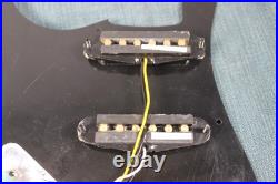 Fender Squier Loaded SSH Black Sparkle Pickguard withScrews Fat Strat Pickup Set
