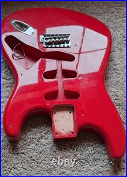 Fender Squier Strat Body ST-357 E8 Serial Fujigen Factory Bridge Semi-Loaded