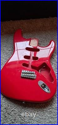 Fender Squier Strat Body ST-357 E8 Serial Fujigen Factory Bridge Semi-Loaded