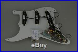 Fender Squier Vintage Modified Strat LOADED PICKGUARD White DUNCAN ALNICO 1664