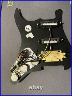 Fender Standard Stratocaster HSS Loaded Pickguard Black 11 Hole Pickups Pots New