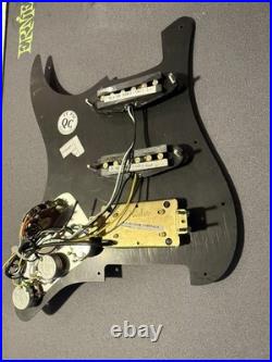 Fender Standard Stratocaster HSS Loaded Pickguard Black 11 Hole Pickups Pots New