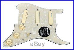 Fender Strat Loaded Pickguard Lace Sensor Pickups Blue Silver Red AWP/AW